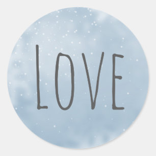 Modern Minimalist White Grey Silver Love Seal