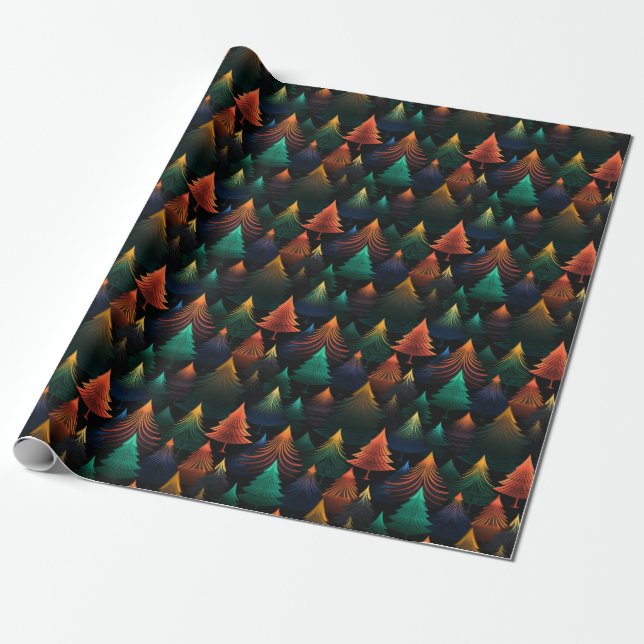 Modern Minimalist Wrapping Paper  (Unrolled)