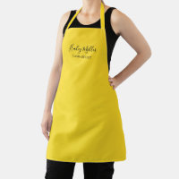 Modern Minimalist Yellow Personalised