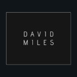 Modern Minimalistic Editable Name | Black & White Flyer<br><div class="desc">Modern looking customisable name or other text,  edit as you wish!</div>