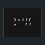 Modern Minimalistic Editable Name | Black & White Flyer<br><div class="desc">Modern looking customisable name or other text, edit as you wish!</div>