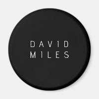 Modern Minimalistic Editable Name | Black & White
