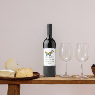 Modern Minimalistic Elegant Photo Wine Labels