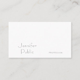 Modern Minimalistic Professional Elegant Template Business Card
