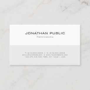 Modern Minimalistic Professional Simple Template Business Card