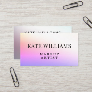 Modern minimalistic simple professional luminous p business card