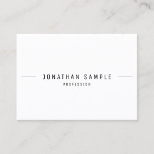 Modern Minimalistic Trendy Elegant Template Cool Business Card