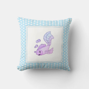 Modern Mint Birth Baby for Kids Fish Cushion