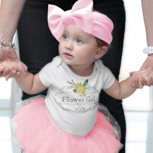 Modern Mint  Damask Flower Girl Wedding T-shirts