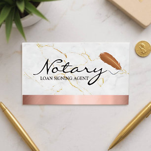Modern Mobile Notary Service Customisable Card