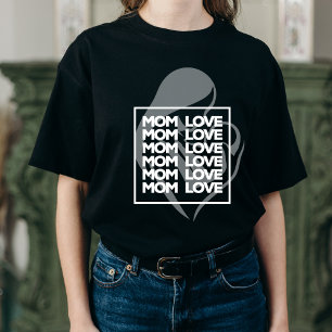 Modern Mom Love – Minimalist Mother’s Day  Tri-Blend Shirt