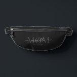 Modern MOM Script Mother's Day Black  Bum Bags<br><div class="desc">Modern MOM Script Mother's Day Monogram Black</div>