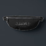 Modern MOM Script Mother's Day Black  Bum Bags<br><div class="desc">Modern MOM Script Mother's Day Monogram Black</div>