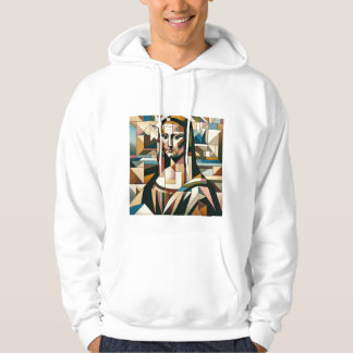 Modern Mona Lisa Stained Glass Style T-Shirt Hoodie