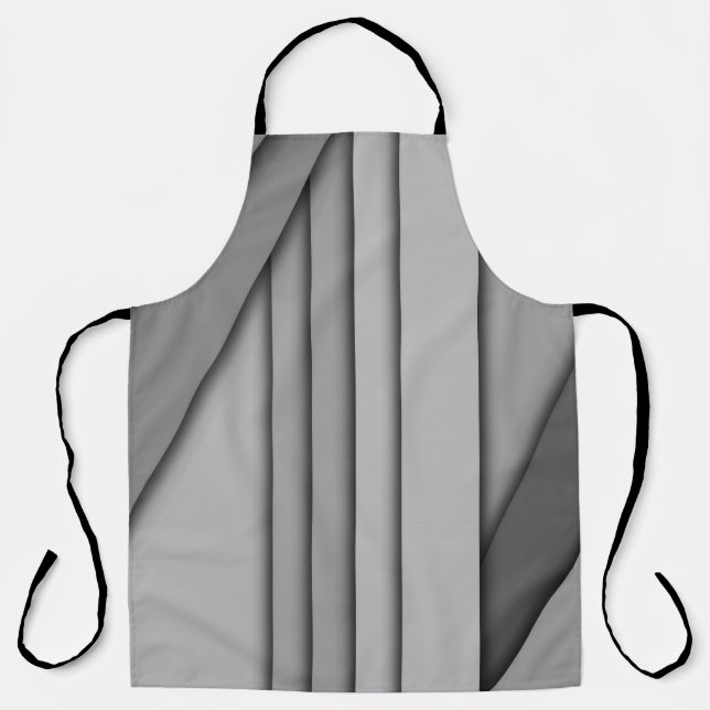Modern Monochrome Apron (Front)