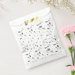 Modern Monochrome Favour Bags Chic Party Gift