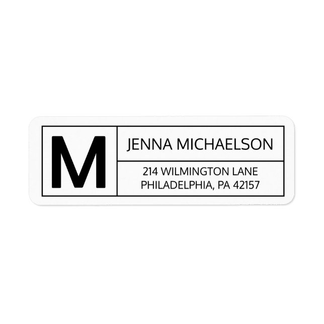 Modern Monogram (Front)