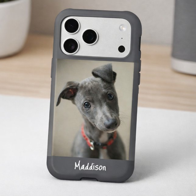 Modern Monogram 1 Photo Charcoal Grey (Creator Uploaded)