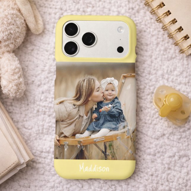 Modern Monogram 1 Photo Soft Yellow (Creator Uploaded)