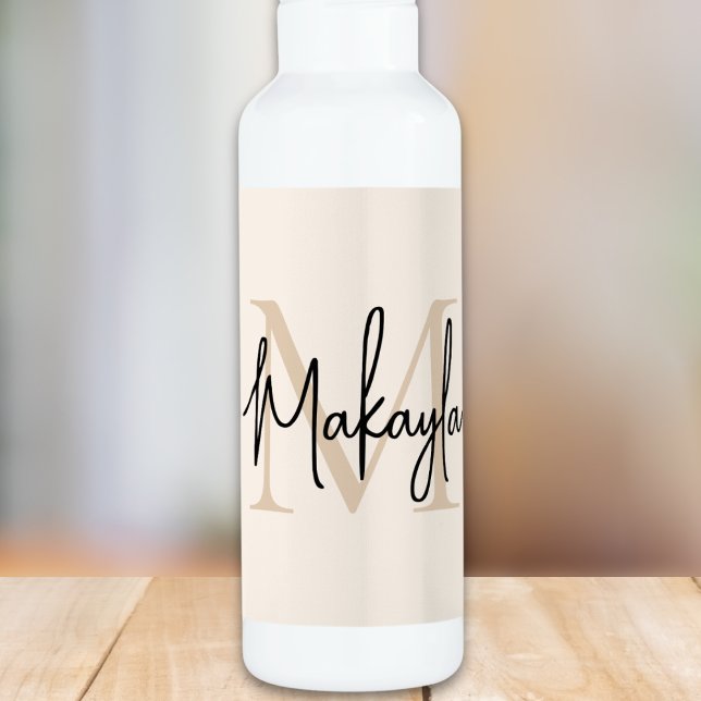 Modern Monogram  710 Ml Water Bottle (Creator Uploaded)