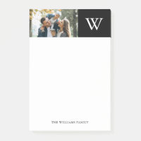 Modern Monogram and Photo