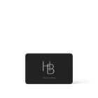 Modern, monogram, black business card