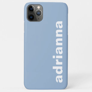 Modern Monogram Blue Case-Mate iPhone Case