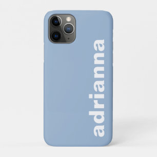 Modern Monogram Blue Case-Mate iPhone Case