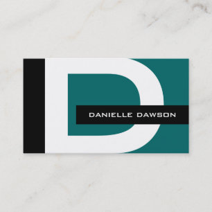 Modern Monogram Business Cards