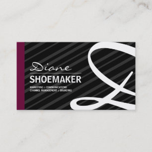 Modern Monogram Business Cards