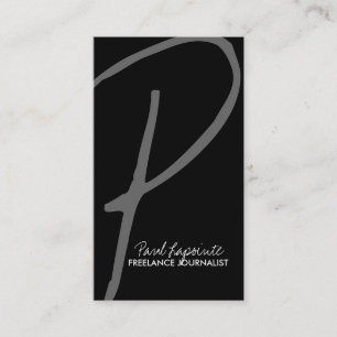 Modern Monogram Business Cards