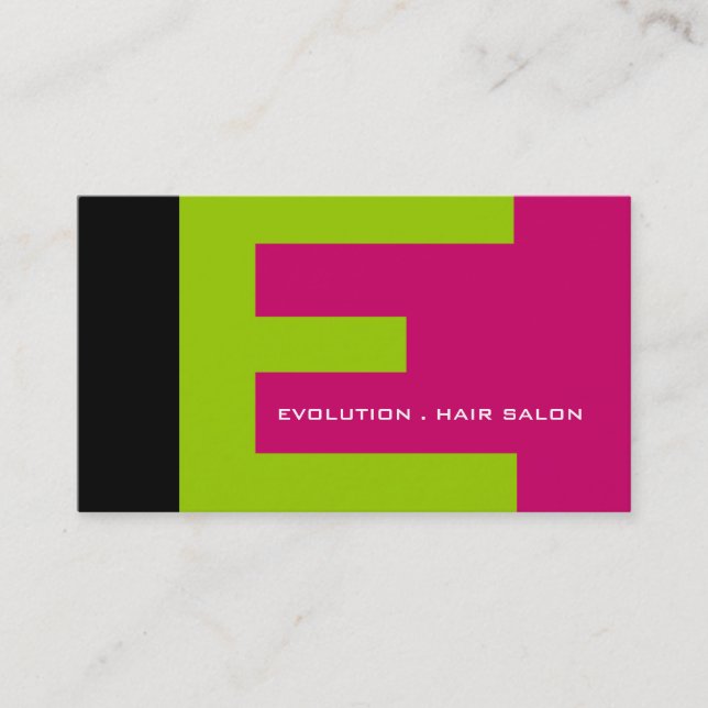 Modern Monogram Business Cards (Front)