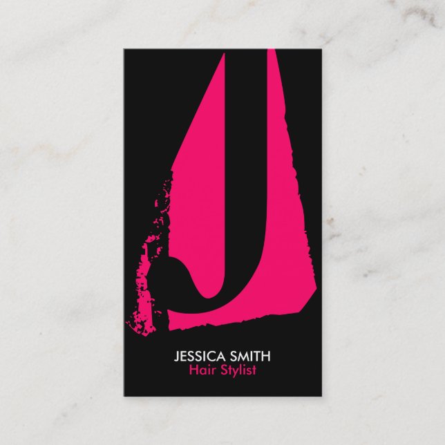 Modern Monogram Business Cards (Front)