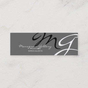 Modern Monogram Business Cards Template