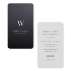 Modern Monogram Chic Minimalist Professional
