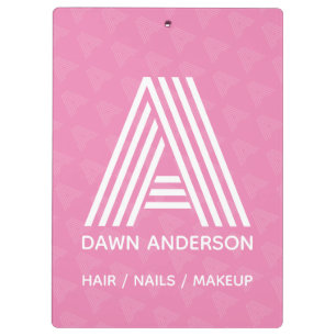 Modern Monogram Clipboard