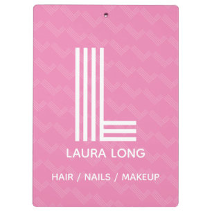 Modern Monogram Clipboard