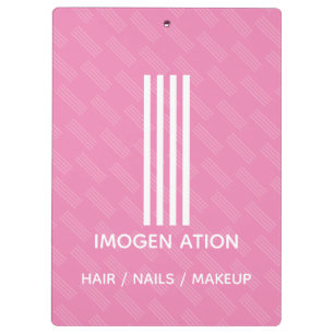 Modern Monogram Clipboard