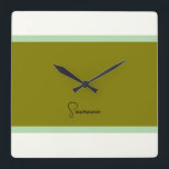 Modern Monogram Clock<br><div class="desc">This Butterfly Clock will add a touch of charm and elegance to any room. Featuring a beautifully detailed butterfly design, its modern aesthetic and soft, graceful style make it the perfect accent piece for a summer home, bedroom, or living space. A timeless addition to your decor, this clock brings both...</div>