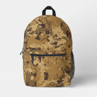 Modern Monogram Desert Camouflage Camo Pattern