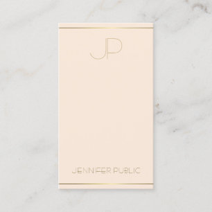 Modern Monogram Elegant Template Professional Business Card