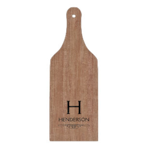 Modern Monogram Family Name Cutting Board