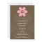 Modern Monogram Girl Baby Shower Invitation