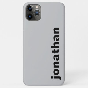 Modern Monogram Grey Case-Mate iPhone Case