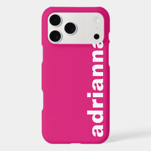 Modern Monogram Hot Pink