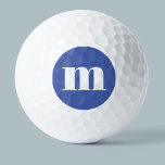 Modern Monogram Initial Golf Balls<br><div class="desc">Modern lower case typography minimalist monogram initial design which can be changed to personalise.</div>