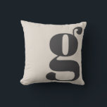 Modern Monogram Initial Letter Beige Cream Cushion<br><div class="desc">Style your space with this chic minimalist monogram pillow featuring a bold letter design on a soft neutral background. Perfect for modern home decor, cosy living rooms, or stylish bedroom accents, this timeless piece complements any aesthetic. Ideal for housewarming gifts, weddings, or anyone who loves elegant, personalised home accessories. A...</div>