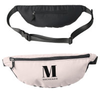 Modern Monogram Initial Name Blush Pink