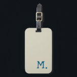 Modern Monogram Initial Replace Add Yours Luggage Tag<br><div class="desc">This simple,  eye-catching design is for you.</div>
