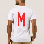 Modern Monogram Initial Replace Add Yours T-Shirt<br><div class="desc">This simple,  eye-catching design is for you.</div>